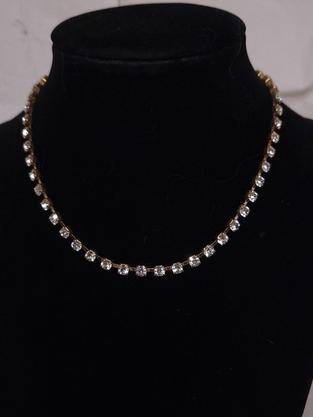 Rhinestone Choker Necklace